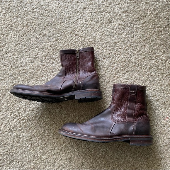 Men’s Genuine Leather/Shearling Chelsea Boots main image 8